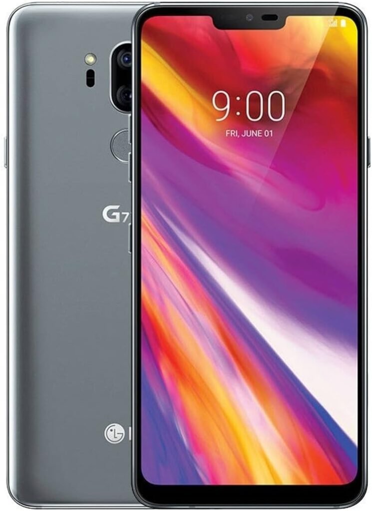 LG - G7 ThinQ for Verizon - 64GB - 6.1in QHD Display - Aurora Black (Renewed)