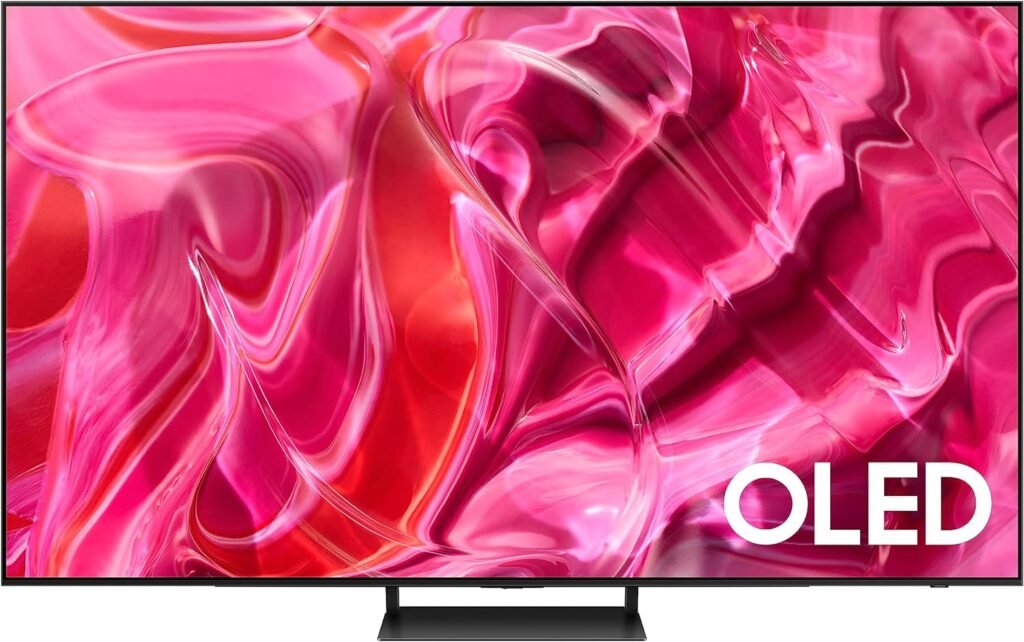 SAMSUNG 83-Inch Class OLED 4K S90C Series Quantum HDR, Dolby Atmos Object Tracking Sound Lite, Ultra Thin, Q-Symphony 3.0, Gaming Hub, Smart TV with Alexa Built-in (QN83S90C, 2023 Model)