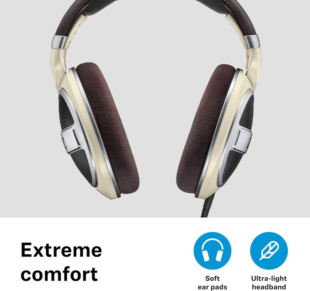 Sennheiser Consumer Audio HD 599 Open Back Headphone, Ivory