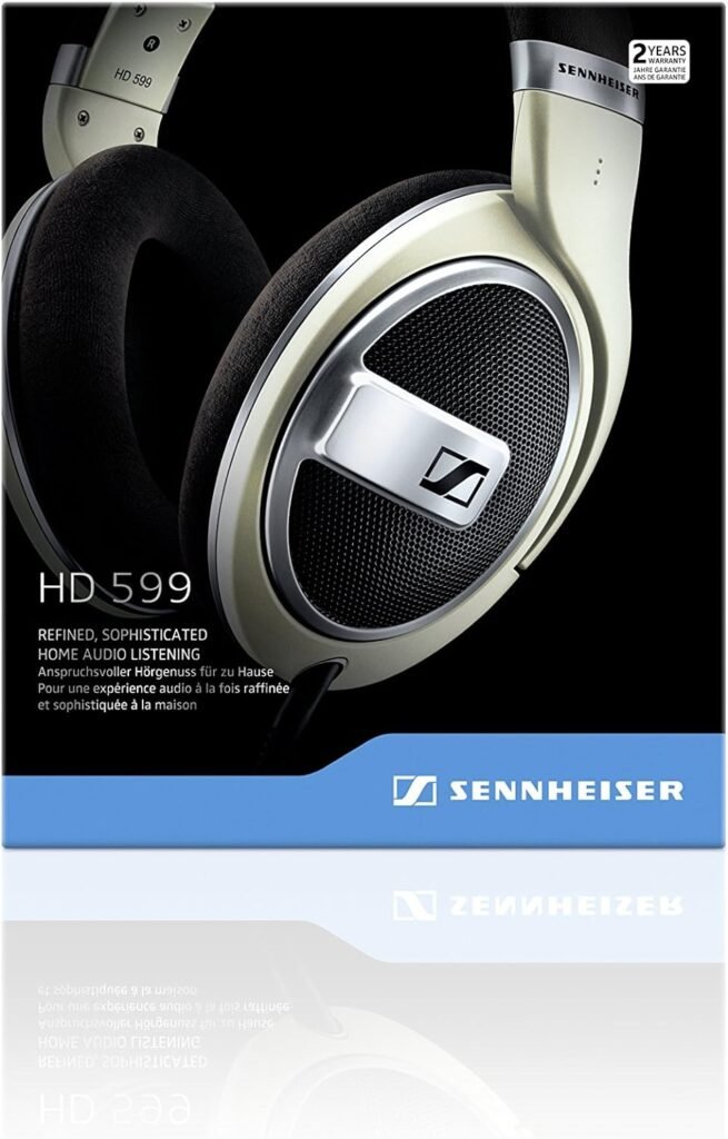 Sennheiser Consumer Audio HD 599 Open Back Headphone, Ivory